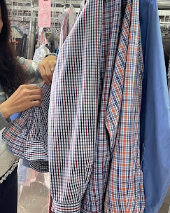 Pressed garment bag
